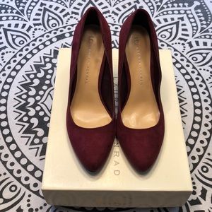 NIB Lauren Conrad wine heels size 9